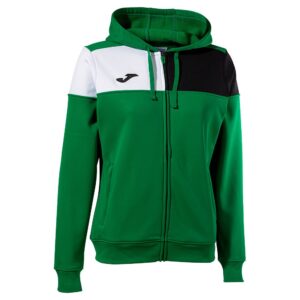 Joma Crew V Full Zip Sweatshirt Verde 11-12 Years Niño