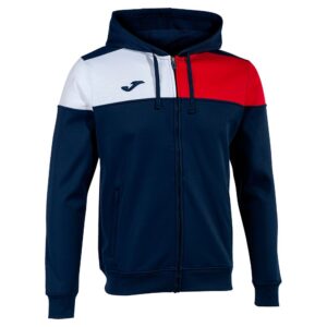Joma Crew V Full Zip Sweatshirt Azul L Hombre