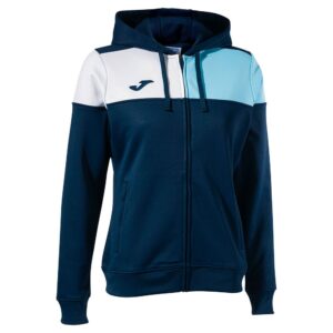 Joma Crew V Full Zip Sweatshirt Azul 12-14 Years Niño