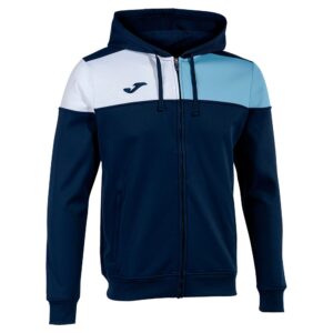 Joma Crew V Full Zip Sweatshirt Azul L Hombre