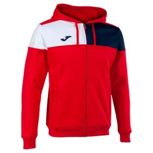 Joma Crew V Full Zip Sweatshirt Rojo 7-8 Years Niño