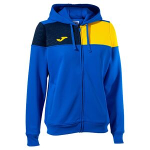 Joma Crew V Full Zip Sweatshirt Azul 12-14 Years Niño