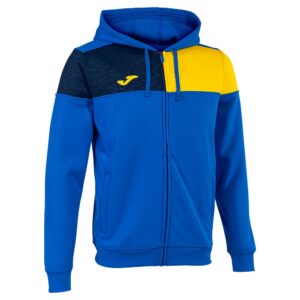 Joma Crew V Full Zip Sweatshirt Azul 12-14 Years Niño