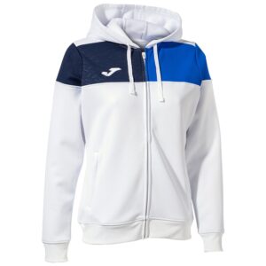 Joma Crew V Full Zip Sweatshirt Blanco M Mujer