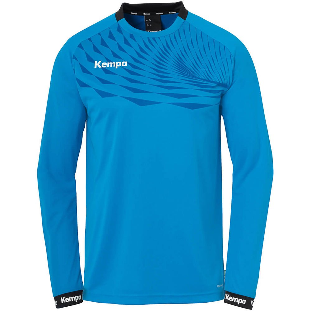 Kempa Wave 26 Long Sleeve T-shirt Azul S Hombre