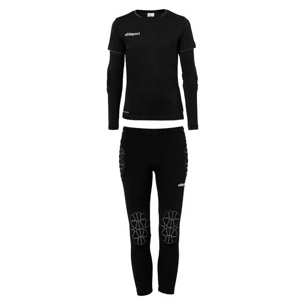 Uhlsport Save Goalkeeper Set Negro 6-7 Years