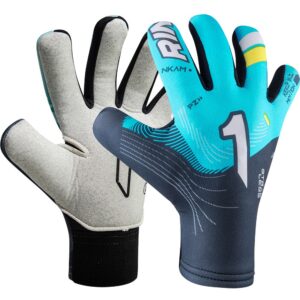Rinat Nkam As Turf Junior Goalkeeper Gloves Azul 5