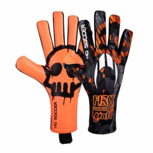 Ho Soccer First Evolution Iii Graffiti Creepy Goalkeeper Gloves Naranja 4