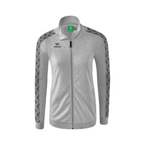 Erima Essential Team Track Top Full Zip Sweatshirt Gris 34 Mujer
