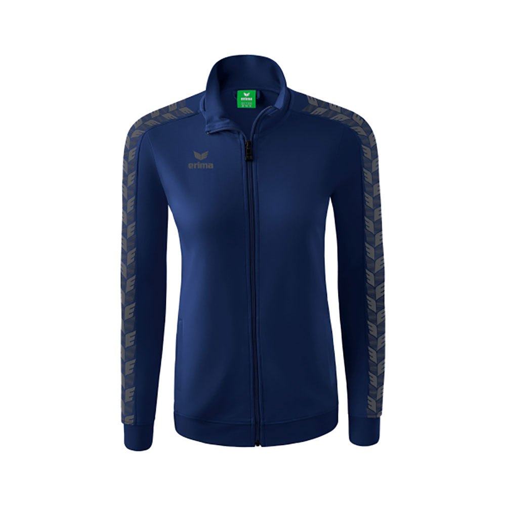 Erima Essential Team Track Top Full Zip Sweatshirt Azul 36 Mujer - Imagen 2