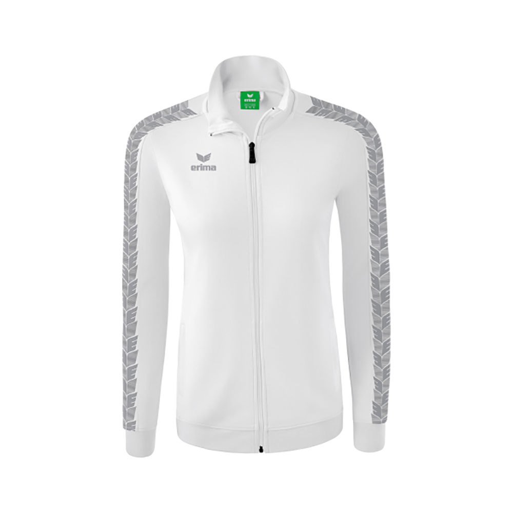 Erima Essential Team Track Top Full Zip Sweatshirt Blanco 42 Mujer - Imagen 2