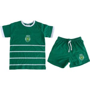 Sporting Cp Junior Short Sleeve Pyjama Verde 14 Years