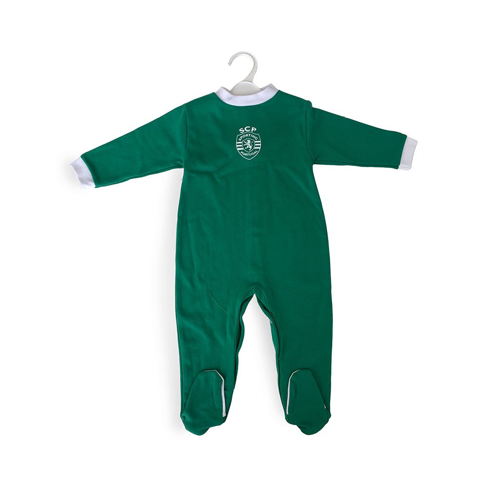 Sporting Cp Long Sleeve Romper Verde 18-24 Months