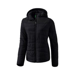 Erima Quilted Jacket Negro 34 Mujer