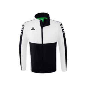 Erima Six Wings Detachable Full Zip Sweatshirt Blanco,Negro XL Hombre