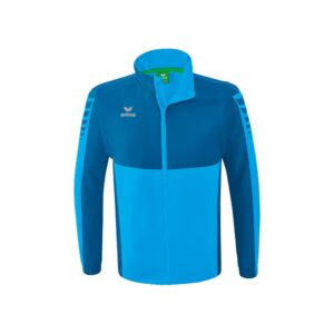 Erima Six Wings Detachable Full Zip Sweatshirt Azul S Hombre