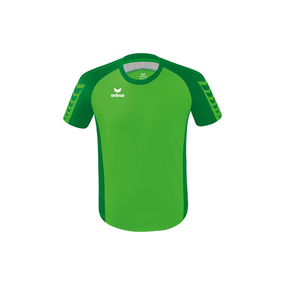 Erima Six Wings Jersey Short Sleeve T-shirt Verde S Hombre