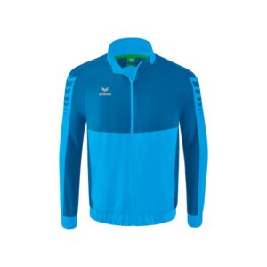 Erima Six Wings Presentation Full Zip Sweatshirt Azul 128 cm Niño