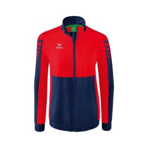 Erima Six Wings Presentation Full Zip Sweatshirt Rojo 36 Mujer