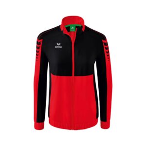 Erima Six Wings Presentation Full Zip Sweatshirt Rojo 36 Mujer
