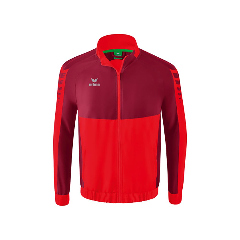 Erima Six Wings Presentation Full Zip Sweatshirt Rojo 140 cm Niño