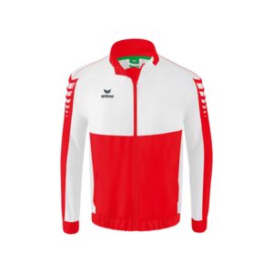 Erima Six Wings Presentation Full Zip Sweatshirt Rojo 128 cm Niño