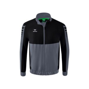 Erima Six Wings Presentation Full Zip Sweatshirt Gris S Hombre