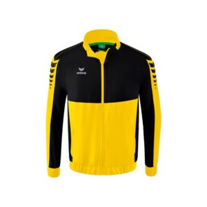 Erima Six Wings Presentation Full Zip Sweatshirt Amarillo 3XL Hombre