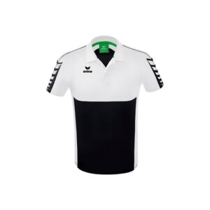 Erima Six Wings Short Sleeve Polo Blanco L Hombre