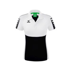 Erima Six Wings Short Sleeve Polo Blanco 36 Mujer