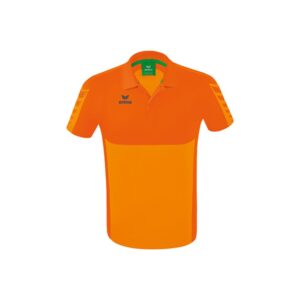 Erima Six Wings Short Sleeve Polo Naranja 3XL Hombre