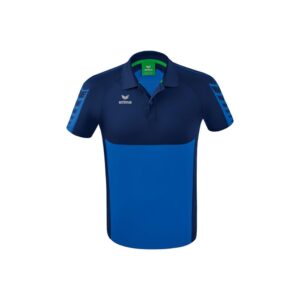 Erima Six Wings Short Sleeve Polo Azul XL Hombre