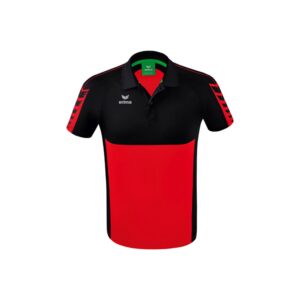 Erima Six Wings Short Sleeve Polo Rojo XL Hombre