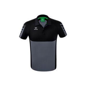 Erima Six Wings Short Sleeve Polo Negro XL Hombre