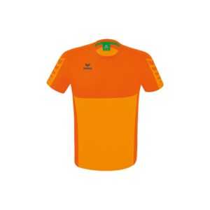 Erima Six Wings Short Sleeve T-shirt Naranja 2XL Hombre