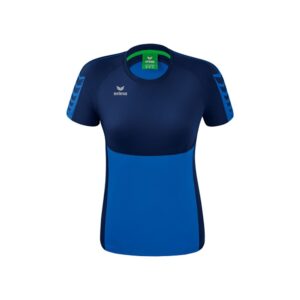 Erima Six Wings Short Sleeve T-shirt Azul 40 Mujer