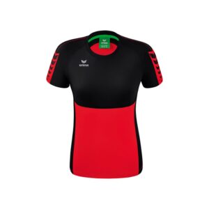 Erima Six Wings Short Sleeve T-shirt Rojo 38 Mujer