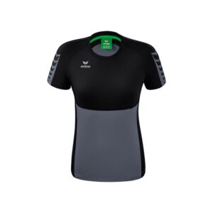 Erima Six Wings Short Sleeve T-shirt Negro 36 Mujer