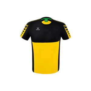 Erima Six Wings Short Sleeve T-shirt Amarillo XL Hombre