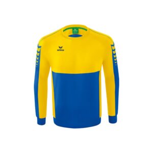 Erima Six Wings Sweatshirt Amarillo,Azul XL Hombre