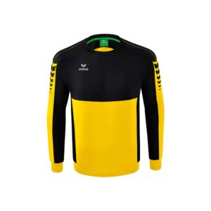 Erima Six Wings Sweatshirt Amarillo 164 cm Niño