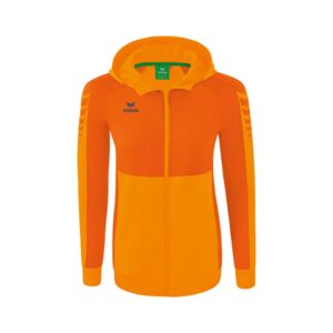 Erima Six Wings Training Full Zip Sweatshirt Naranja 40 Mujer