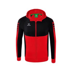 Erima Six Wings Training Full Zip Sweatshirt Rojo M Hombre