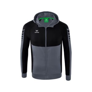 Erima Six Wings Training Full Zip Sweatshirt Gris XL Hombre