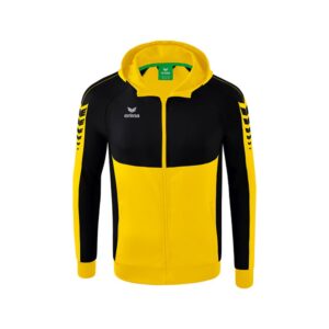 Erima Six Wings Training Full Zip Sweatshirt Amarillo 152 cm Niño