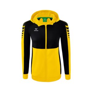Erima Six Wings Training Full Zip Sweatshirt Amarillo 44 Mujer