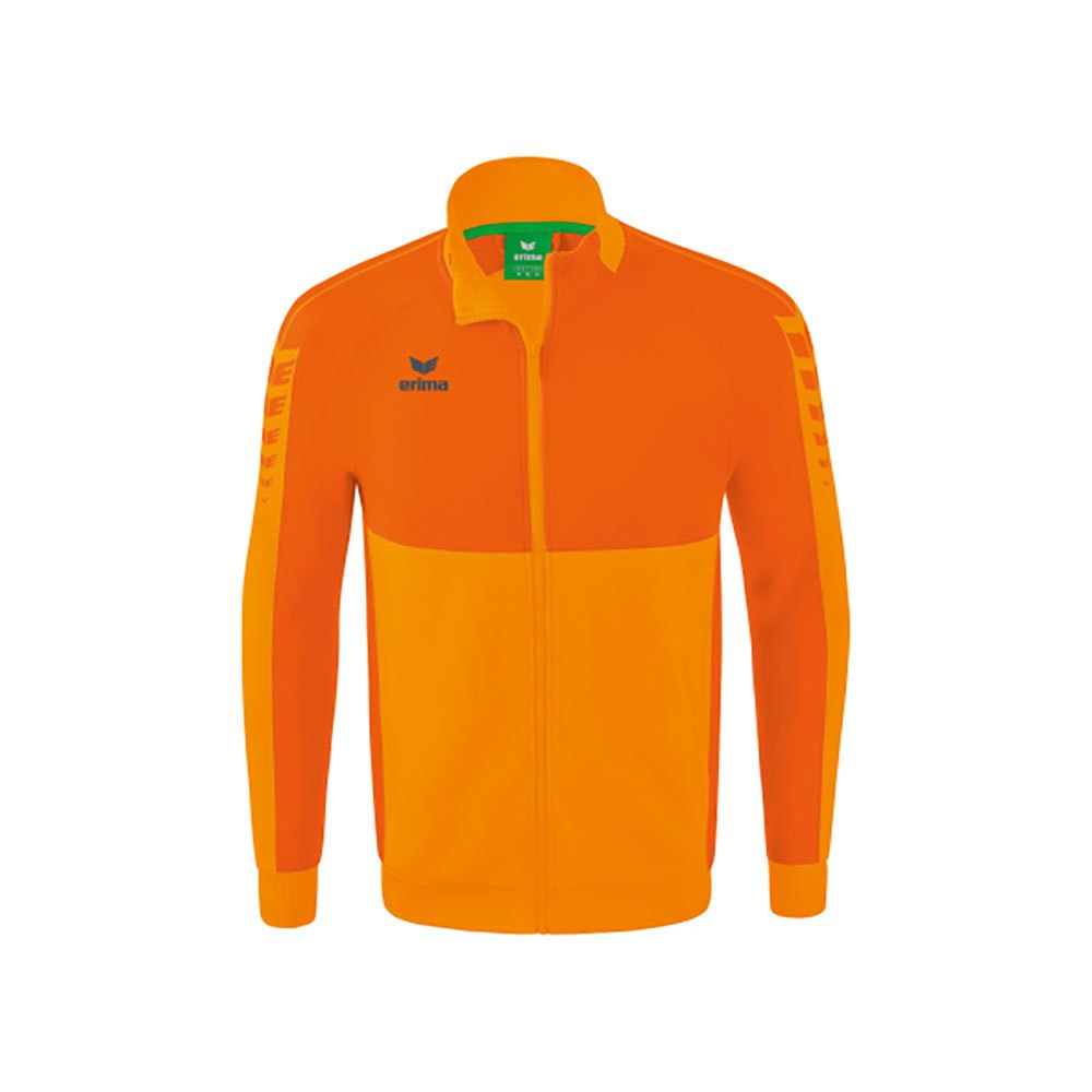 Erima Six Wings Worker Full Zip Sweatshirt Naranja 116 cm Niño