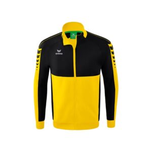 Erima Six Wings Worker Full Zip Sweatshirt Amarillo 116 cm Niño