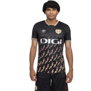 Umbro Rayo Vallecano De Madrid 23/24 Short Sleeve Goalkeeper T-shirt Home Negro L