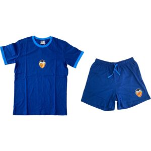 Valencia Cf Short Sleeve Pyjama Azul S